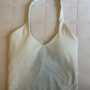 Lululemon Cream Halter Align Top